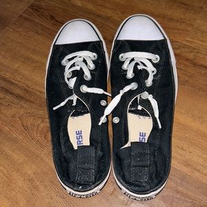 Black ankle Converse. Size 8 Women’s.